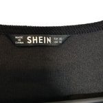 SheIn  black long sleeve vneck shirt size xs Photo 5