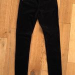 AG Adriano Goldschmied  Velvet Skinny Legging Pants Black Size 25 Photo 3