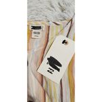 Billabong Sweet For Ya Striped Viscose Sleeveless Dress Small NEW Photo 3