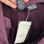 NY & CO Beaded Y2K Womens Top Sz Large Holiday Glam Purple Sequin NWT Whimsigoth Photo 7