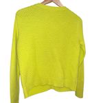 CAbi  Lime Green button front Women's cardigan Sweater measurements in pictures Photo 2