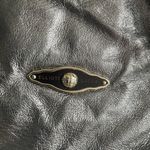 Elliot Luca Elliott Luca Silver Pewter Metallic Leather Drawstring Large Bucket Bag Photo 1