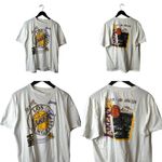 Nba Los Angeles Lakers Graphic Tee Vintage 90s White Large L T Shirt Photo 1