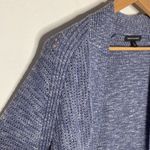 Banana Republic  East West Easy Navy open knit ribbed edge cardigan size M Photo 4
