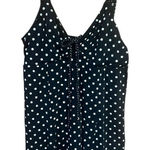 Kathy Ireland  One Piece Swimsuit Sz 16 Black/White NWT Photo 0