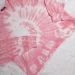 Jolie & Joy Tie Dye Asymmetrical Sweatshirt Sz 1X Pink Photo 2