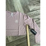 Alphalete  Women’s Dynasty Long Sleeve Crop Tee Size Small -Mauve Photo 2