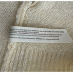 Free People Sweater Womens XS Cream Crop Hoodie Balloon Sleeve Minimal Neutral Photo 7