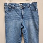Maurice's M Everflex Denim Jeans Blue Straight Leg Midrise Stretch Plus Size 22W Photo 2