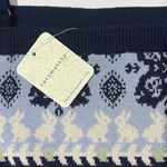 Free People  Intimately Falling For You Bralette Blue Motif Snowy‎ Combo Size XL Photo 8