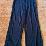 Antonio Melani  Linen Blend Wide Leg Pants Women’s Size 6 High Rise Side Slits Na Photo 0