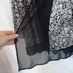 Chico's Easywear Silver Velvet Open Front Cardigan Dressy Cocktail Size 2-12/14 Photo 5