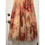 Hutch  Smocked Tulle Gown Dress Taupe Red Size Medium NWT Wedding Romantic Fairy Photo 6