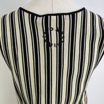 Anthropologie Simon Miller Axon Sleeveless Knit Dress Black Ivory Size M Photo 6