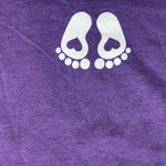 Bella Canvas My First Mother's Day Graphic Purple Pregnancy‎ Tee Shirt Size M Short Sleeve Photo 4