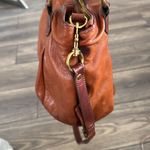 J.Crew Tan Leather Handbag with Gold Accents Photo 6