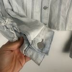 DL1961  Women's Blue Annie Cropped Button Denim Jean Jacket Coat Size S Photo 4