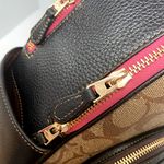 Coach Court Backpack In Blocked Signature Canvas With Souvenir Patches c6920 Photo 7