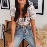 We Wore What  Danielle Rigid Jeans High-Rise Straight Vintage Wash Size 29 NWT Photo 0