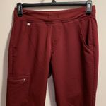 FIGS  Burgundy Zamora Jogger Scrub Pharmacist Surgeon Nurse Doctor Small #7232 Photo 3