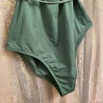 l*space Pamela Olive Green Plunging Strappy Open Back One Piece Swimsuit, 10 Photo 3