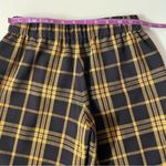 Wilfred Aritzia Darontal Black/Yellow/Dark Wine Plaid Pants Sz 00 24” Waist EUC Photo 3
