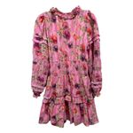 Love Shack Fancy Clarkie Floral Smocked Mini Dress Pink Multi Size S Photo 11
