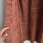 Free People  Rust Cable Knit Long Cardigan Photo 9