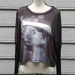 Marilyn Monroe Papaya  Oversized Dolman Sleeve High Low Top Photo 0