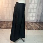 JS Collections  Black satin dressy Full Length Maxi Skirt Size 4 Photo 5