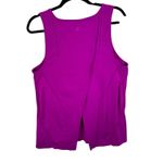 Athleta  Nylon Foothill Seamless Magenta Fuchsia Stretchy Athletic Tank Top Sz L Photo 1