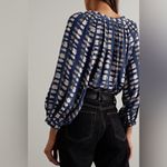 Apiece Apart  navy galleta relaxed fit blouse Photo 5