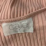 Calé Ribbed Knit Crop Tank Top Blush Pink Minimalist Aesthetic M Made In Canada Size M Photo 4
