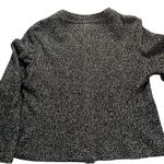 Talbots Cardigan Sweater Jacket Blazer Black Tweed Size 12 Front Pockets Photo 3