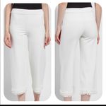 Lysse Maisie White Crop Fringed Ponte Pants Photo 1