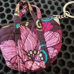 Vera Bradley  Brown and Pink Keychain Ring Photo 1