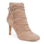 Vince Camuto  Chenai Suede Dress Ankle
Boots in Khaki size 9.5 Photo 5