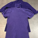 Elegant Purple Ribbed 2 bundle sweater by International Concepts | Size L B Photo 0