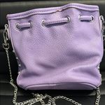 Charming Charlie Lavender Satchel Bag with Tassels Photo 3