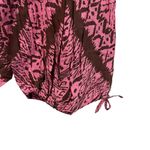 MAGAZINE Pink & Brown Palazzo Pants Photo 4