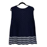 cj banks NWT C.J. Banks Sweater Tank in Navy Blue - Size 1X Photo 1