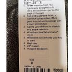 Lululemon  Wunder Under *Shine 28" Luminosity Foil Print Black Copper Foil Size 8 Photo 6