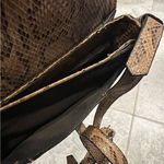 Next  Crossbody Bag in Brown Snake Print Photo 4