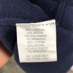 Trina Turk  Lucia Long Sleeve Fit and Flare Sweater‎ Dress in Navy Size Small Photo 6