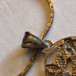 925 Gold Plated Sterling Silver I Love You Pendant Necklace Photo 7