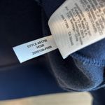 J.Crew Velour Navy Pullover Hoodie w/Side Pockets, Small Photo 8