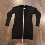 Vince  Black V-Neck Sweater Dress Photo 2