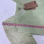 POL  Lace Sleeve Light Green Blouse /‎ Top Lightweight size XL Photo 6