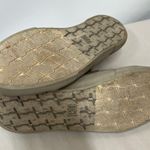 Frye 7M pew low- top lace-up Silver rose blush leather Sneakers Metallic Photo 7