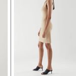 COS  Square Neck Tube Dress in Beige knit classic fall casual contemporary Photo 3